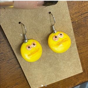 vibe check clay earrings